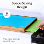 Cooler Kitchen Bamboo Wood Cutting Board Set - Image 2