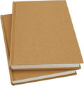 8.5x11 Sketch Book, 240 Sheets, Hardcover Bound Sketch Notebook, 120 Sheets Each by leatherjournal