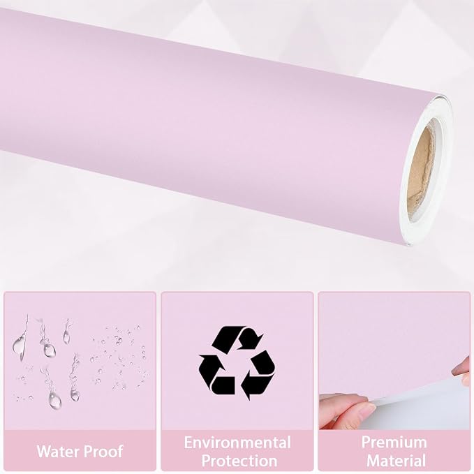 Qyeahkj Lavender Bulletin Board Paper Roll Light Purple Bulletin Board - Image 3