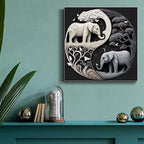 Eiazuiks Diamond Painting Kits for Adults, Elephant 5D DIY Diamond Art Kits - Image 2