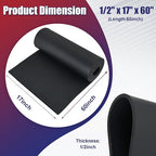 NYXOVA Neoprene Sponge Foam Sheet Roll, Closed Cell Foam Rubber Padding Without - Image 2