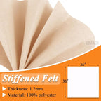 IONTACH 36" X 36" Stiff Felt Fabric 1.2mm Thick | Felt Sheet - Image 3