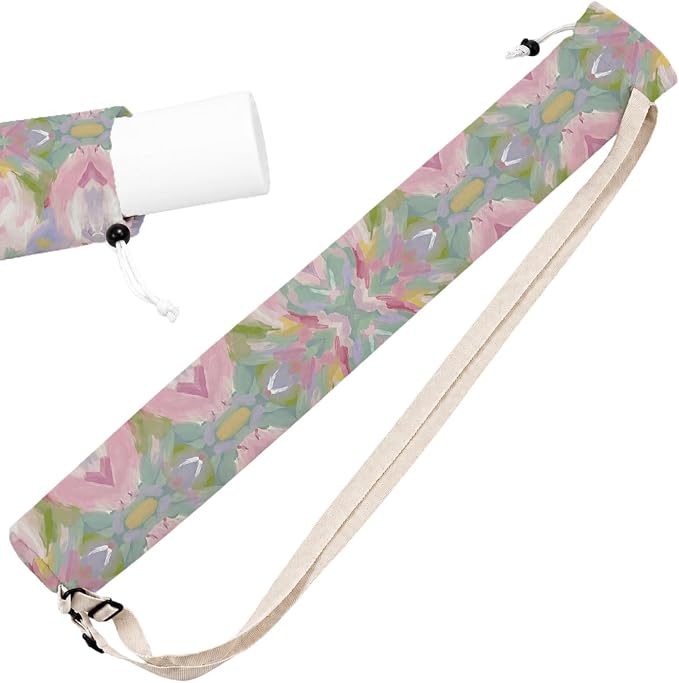 Preppy Grandmillennial Floral Mahjong Mat Bag by Unknown