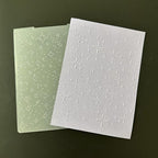 6 Pcs Plastic Embossing Folder Template Love Stars and Flowers Texture A6 Size - Image 6