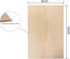 KEILEOHO 6 Pack Balsawood Sheets 12 x 8 x 1/16 Inch, Unfinished Natural - Image 2
