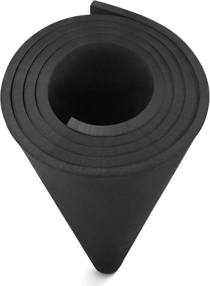 MEARCOOH EVA Foam Cosplay Black 10mm Thick Large 35.5" x 59" Sheet Premium High by MEARCOOH