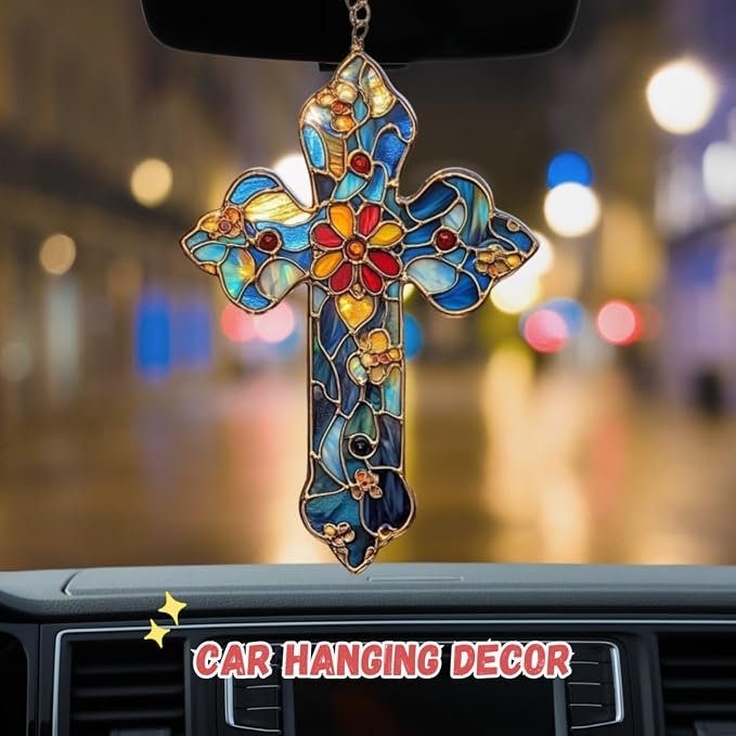 Sunflower Suncatcher Window Hanging Floral Ornament - Image 6