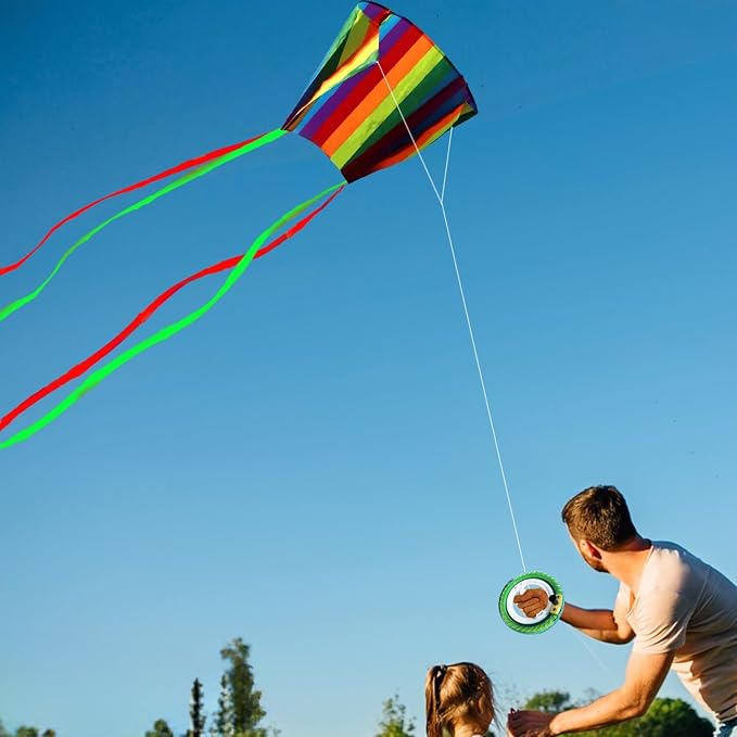HENGDA KITE for Kids&Adults Rainbow Parafoil Kite - Image 4