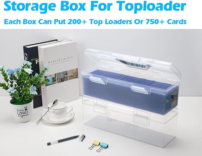 SUNEZLGO Storage Box For Toploader, Trading Card Storage Box, Card Storage Box - Image 6