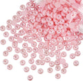 qiipii 220PCS 10mm Light Pink Round Half Round Pearls by qiipii