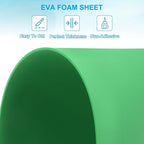 PATIKIL EVA Foam Sheet 10Pcs 12x8 Inch 2mm Thick Green | Easy Cutting EVA Foam - Image 3
