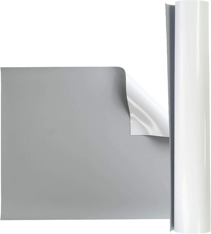 Pacific Arc Vinyl Board Cover. Self Healing and Stain Resistant Gray/White Sheet by PacificArc