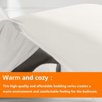 TAIMIT Ivory Twin Size Comforter Set - Image 2