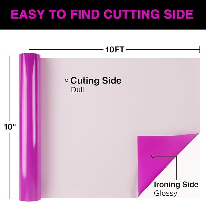 TORC Purple Puff 3D HTV Vinyl Heat Transfer, Silhouette | DIY Crafts, Apparel - Image 3