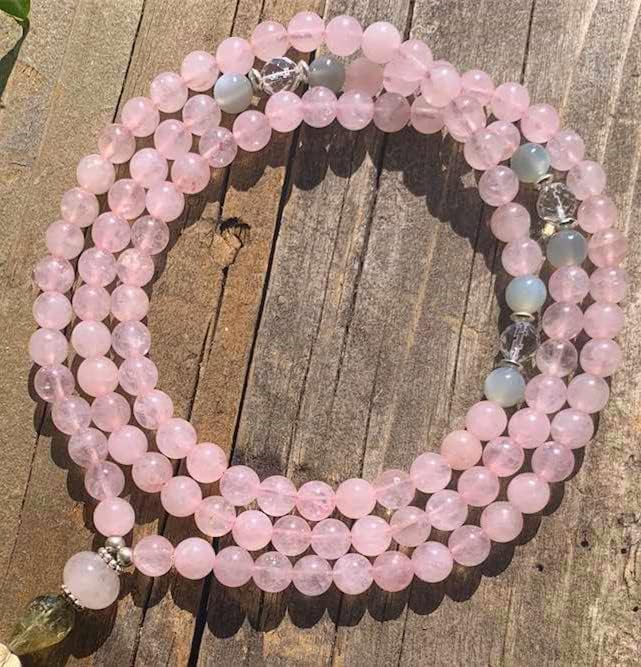 Zenkeeper 108 Pcs Rose Quartz Beads - Image 5