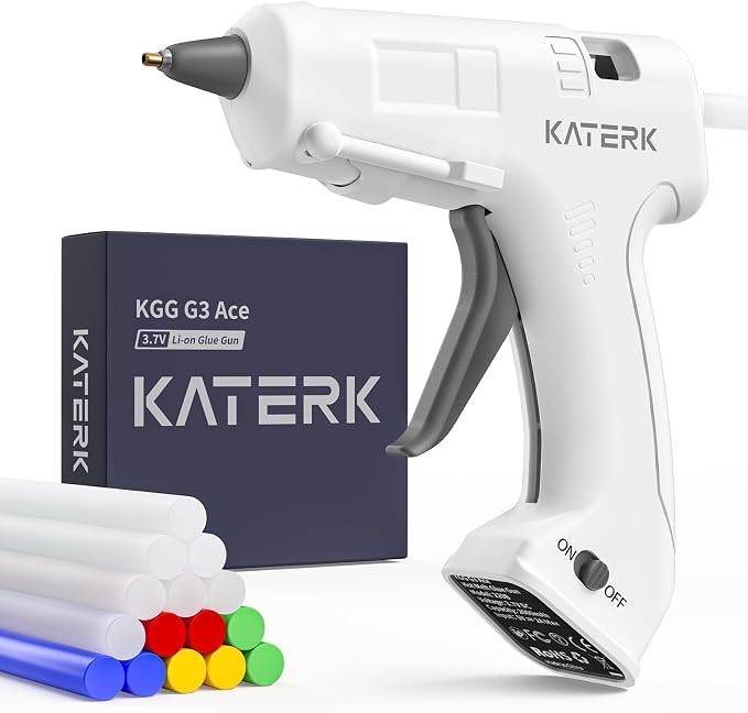 Katerk 3.7V Cordless Hot Glue Gun Kit by Katerk