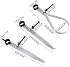 Big Horn 19053C 3 Pieces 8-Inch Spring Caliper / Divider Set - Image 3