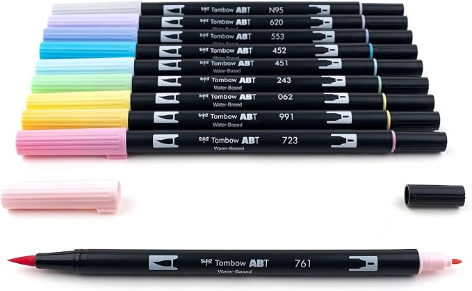 Tombow 56187 Dual Brush Pen Art Markers, Brush and Fine Tip Markers - Image 5