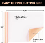 Blush Glitter HTV Heat Transfer Vinyl Roll 12inch x 10 ft - Image 2