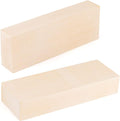 SOUJAP 2 Pack 10 x 3.5 x 1.7 Inch Basswood Carving Blocks, Unfinished Wood by Unknown