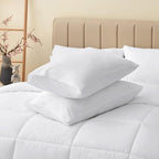 CozyLux Twin XL Comforter Set White, 5 Pieces Twin Extra Long Bed in a Bag - Image 7