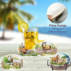 Zythron 8 Pack Horse Diamond Art Coasters, Diamond Painting Coasters Kits | - Image 4