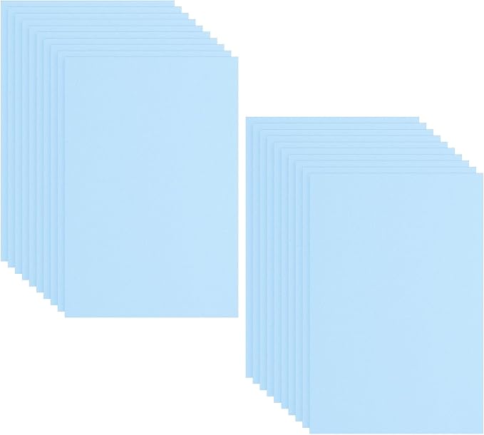 PATIKIL 20 Pack EVA Foam Sheets, Light Blue by PATIKIL