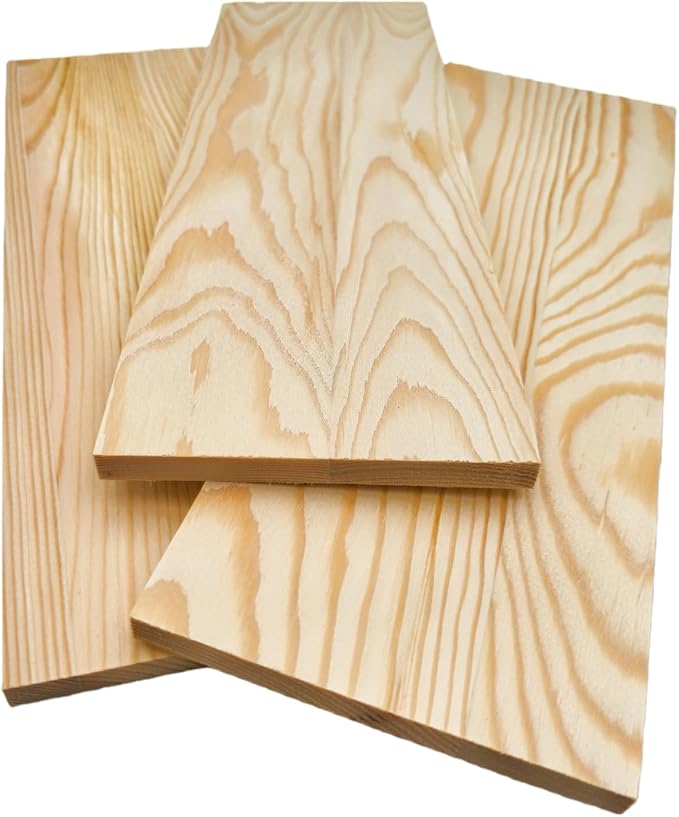 3PCS Rectangle Wood Boards Unfinished Wood Blocks - Image 4