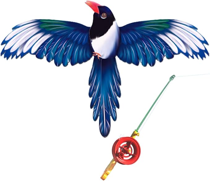 Dynamic Kites 3D Fishing Rod Line Kites Kites Easy Flying Toy Frameless Kites - Image 5