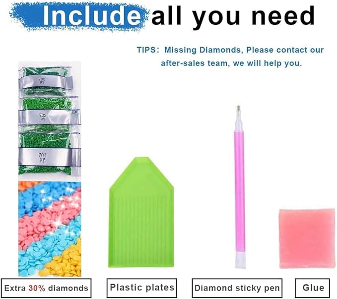 EIBEILI Diamond Painting Kits for Adults DIY 5D Diamond Art Paint - Image 6