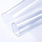 SHISU Clear Vinyl Fabric 0.3mm PVC Roll, Waterproof Sewing Sheet | Flexible by SHISU