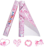 Tintnut Pink White Splash Heat Transfer Vinyl Roll, stretch washable, works by Tintnut