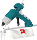 Cordless Hot Glue Gun Kit, 20W Lithium Battery Rechargeable Hot Melt Glue Gun by HHieratic