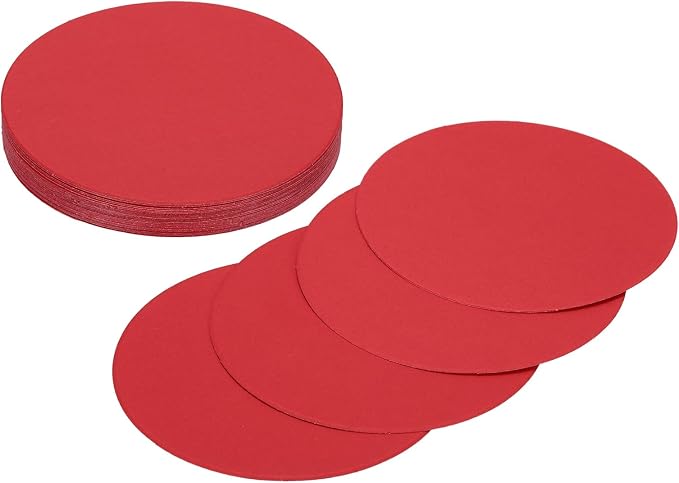 MECCANIXITY 24 Pcs Circle Card Stock, 3 Inch Round Cutouts Paper Thick by MECCANIXITY