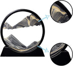 Aoderun Moving Sand Art Picture Round Glass 3D Deep Sea Sandscape in Motion - Image 5