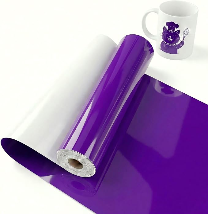 Purple Permanent Vinyl for Cricut Cutting Machine, Waterproof, Durable Purple by Unknown