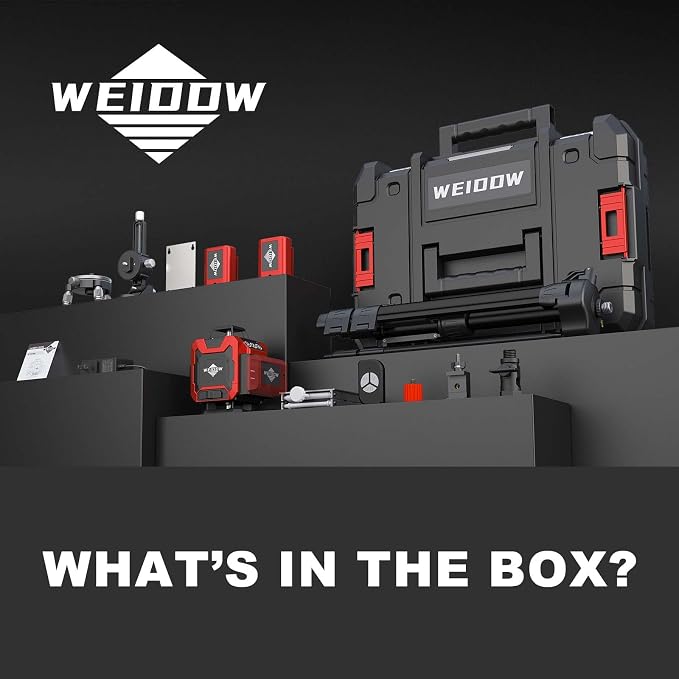 WEIDDW Laser Level 360° Green Cross Line Self Leveling Laser Measuring Tool - Image 7