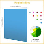 Gute 10Pk 8x8 Translucent Cast Acrylic 1/8" 10 Colors | - Image 5