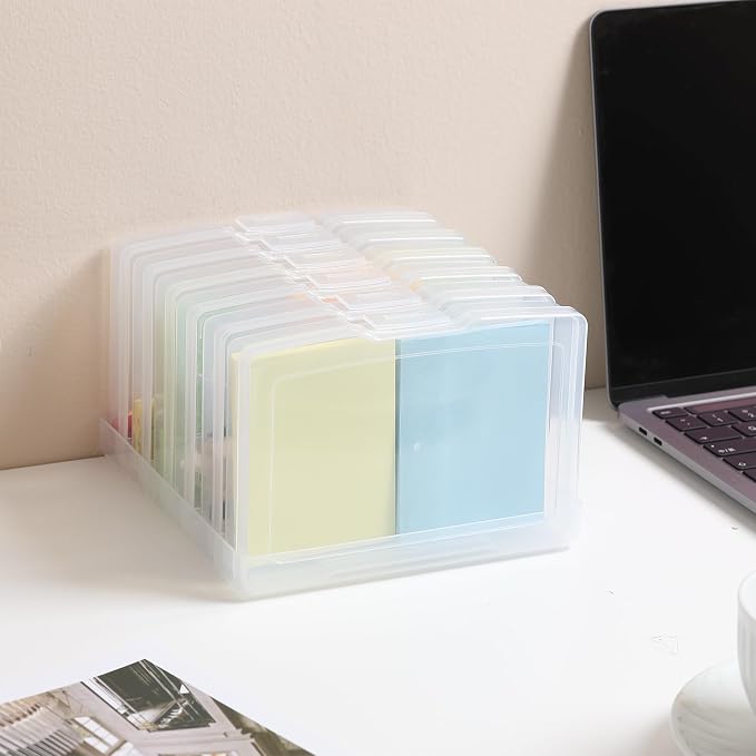 novelinks 6 Pcs 4"x6" Plastic Photo Storage Boxes - Image 6