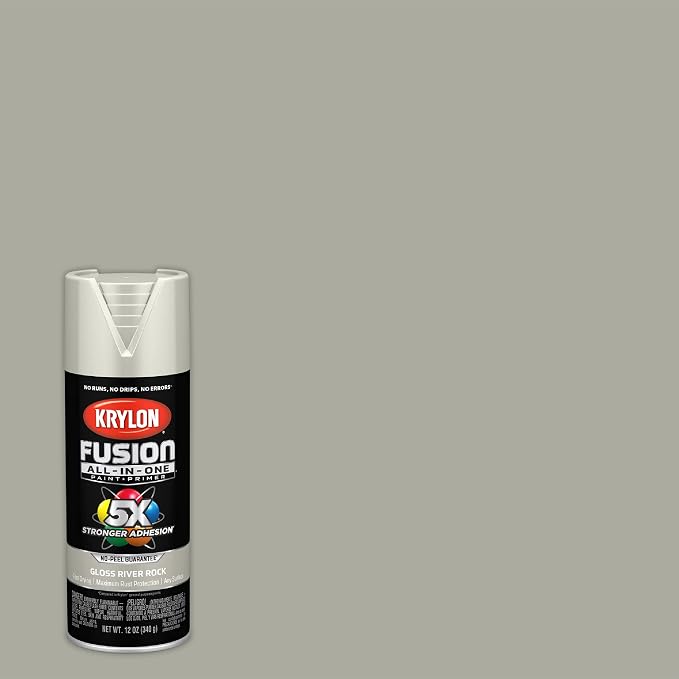 Krylon Fusion All-In-One Gloss Spray Paint & Primer, River Rock - Image 2