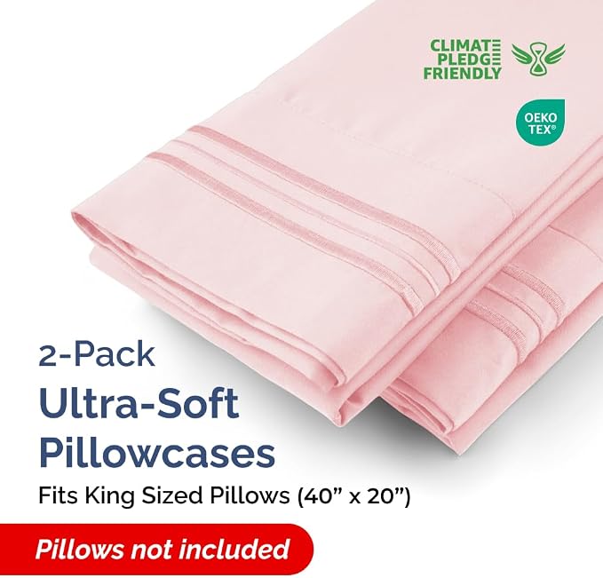 King Pillow Cases Set of 2 - Image 2