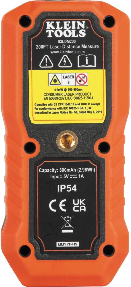 Klein Tools Laser Distance Measure, Measures in Feet - Image 14