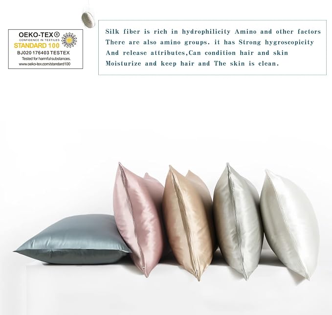 DISANGNI Silk Indulgence Set: Premium 22 Momme Mulberry Silk Pillowcase & Eye - Image 5