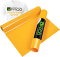 VINYL FROG Yellow Heat Transfer Vinyl Roll 12" x5ft Matte HTV Vinyl | Yellow by VINYLFROG