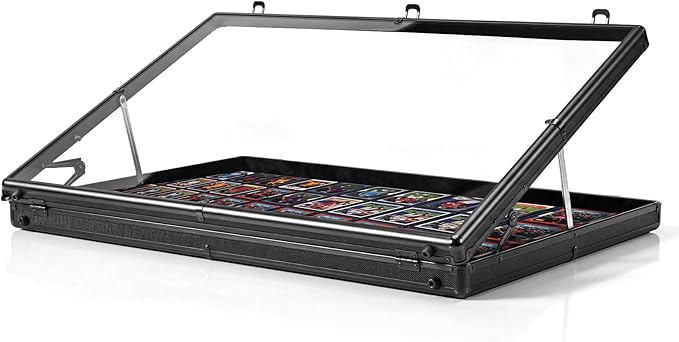 Portable Card Show Display Case 34"x22", Aluminum Trade Show Display Case by Unknown