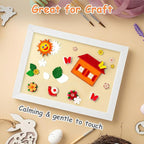 Ainiv 40pcs 6×6 inches Coloured Felt Fabric Sheets, Fabrics DIY Craftwork - Image 6