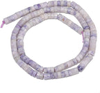 150Pcs 4×2mm Natural Purple Jade Spacer Stone Beads - Image 6