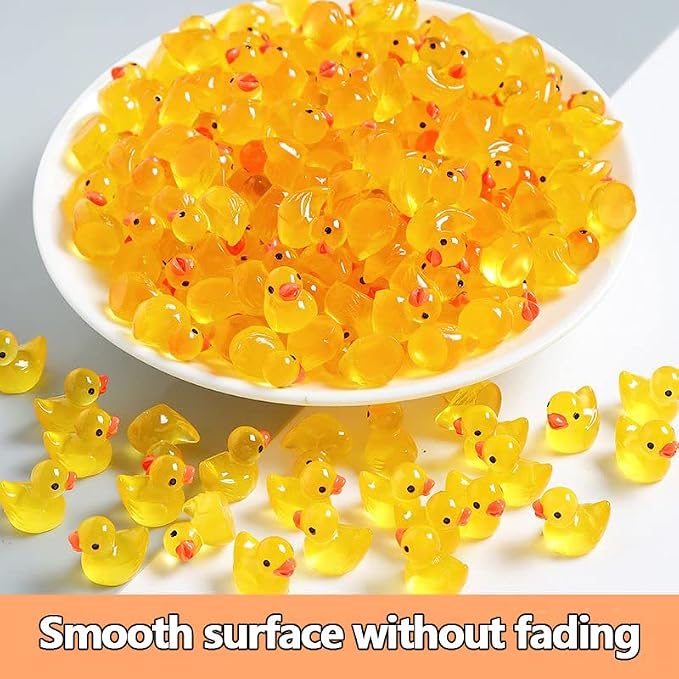 CHAKANLX 200 Pieces Fairy Garden Accessories, Mini Resin Ducks, Fairy Garden Kit - Image 7