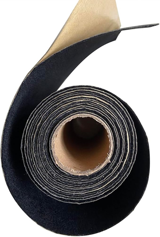 Adhesive Black Velvet Felt Fabric Liner Felt Drawer Liner Wallpaper - Image 4