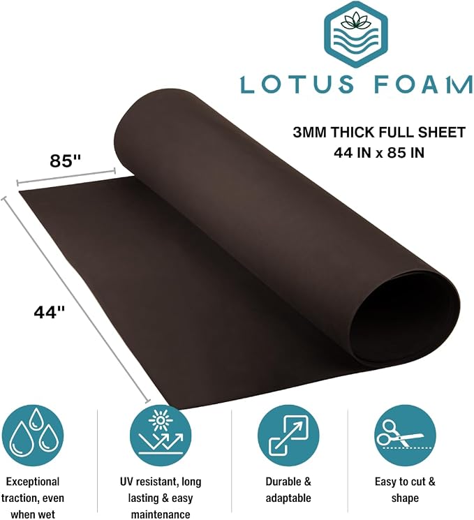 LotusFoam EVA Foam Sheet 3mm – 44"x 85" Craft Foam - Image 2